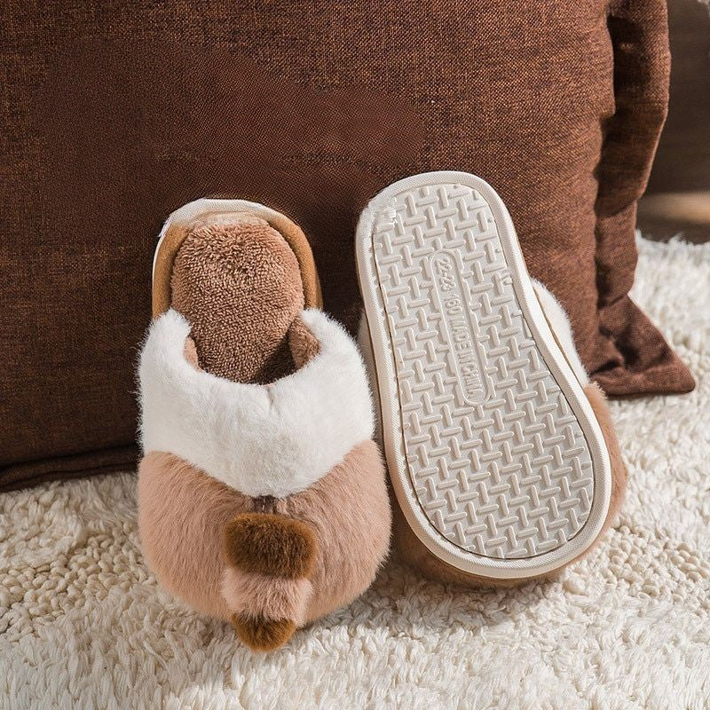 Pantoufle Zizi Marron