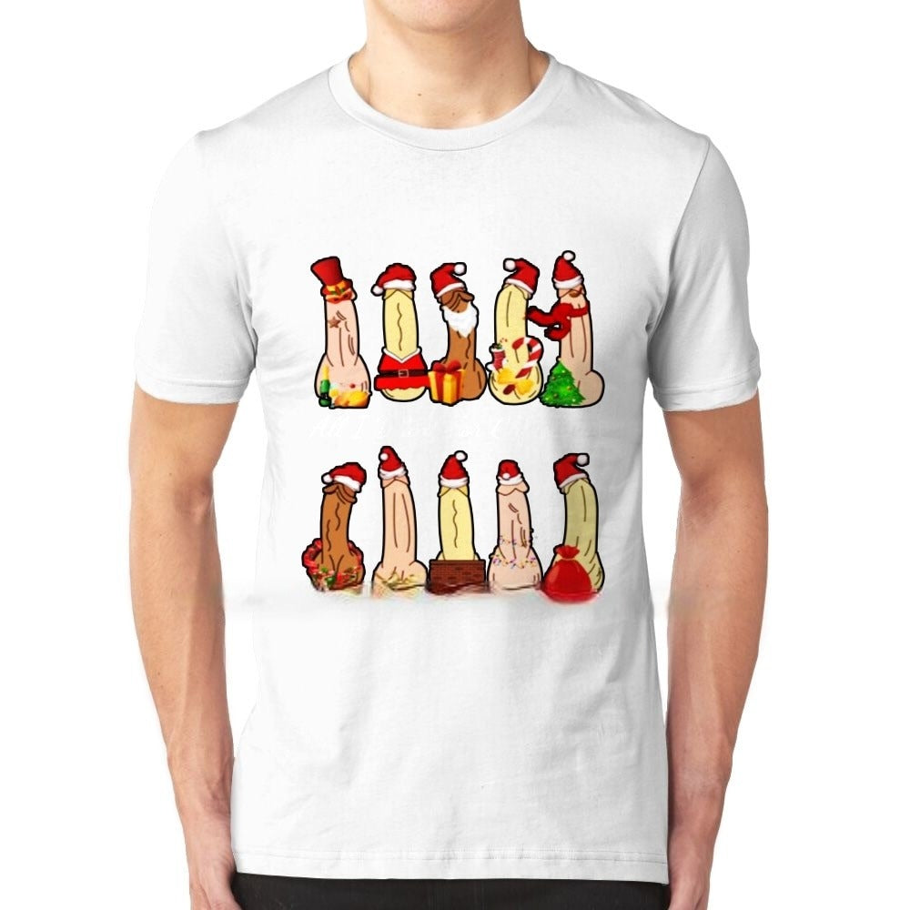 T-Shirt Pénis Blanc