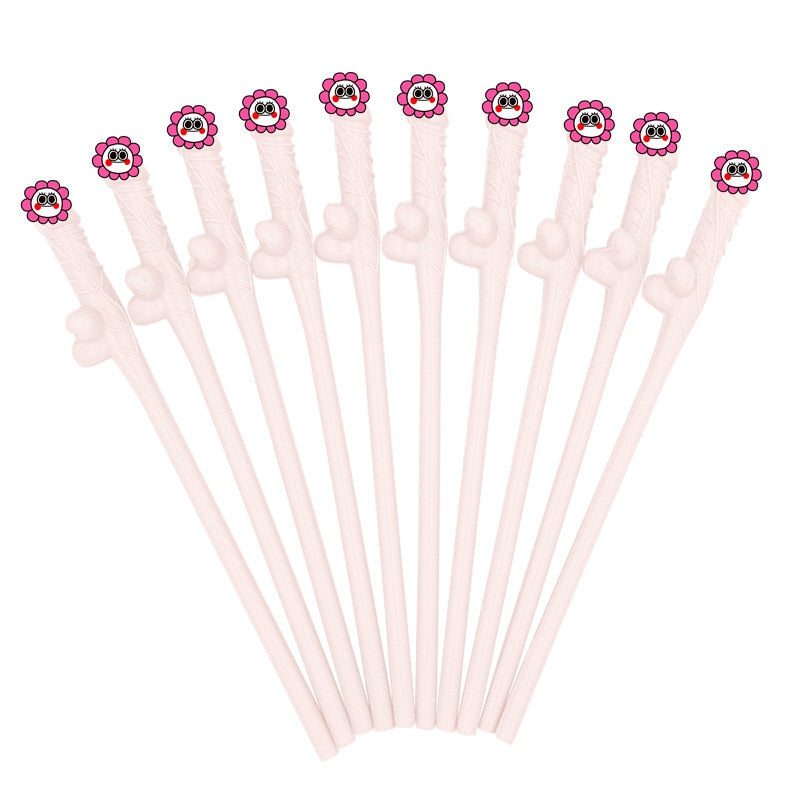 White Penis Straw