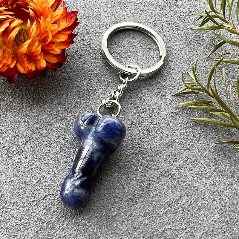 Zizi Blue Key Ring