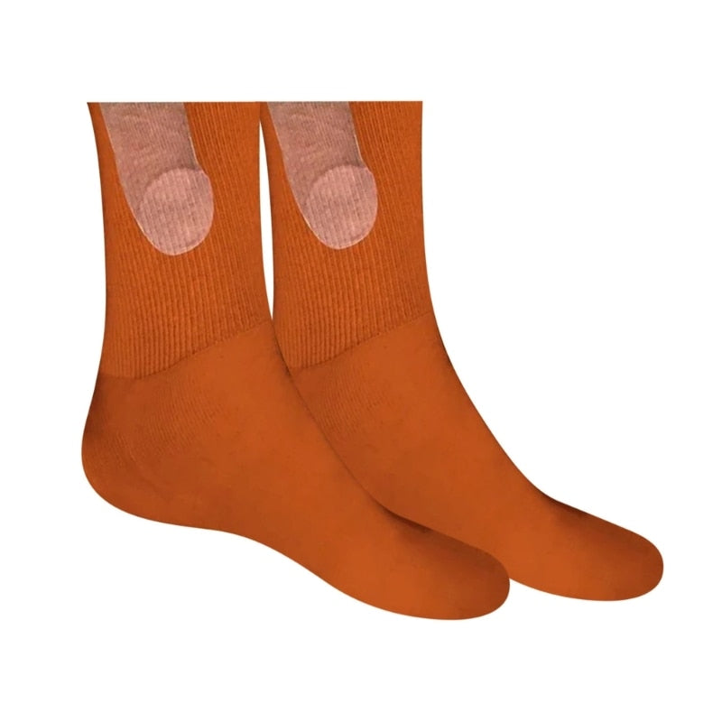 Chaussette Pénis Orange