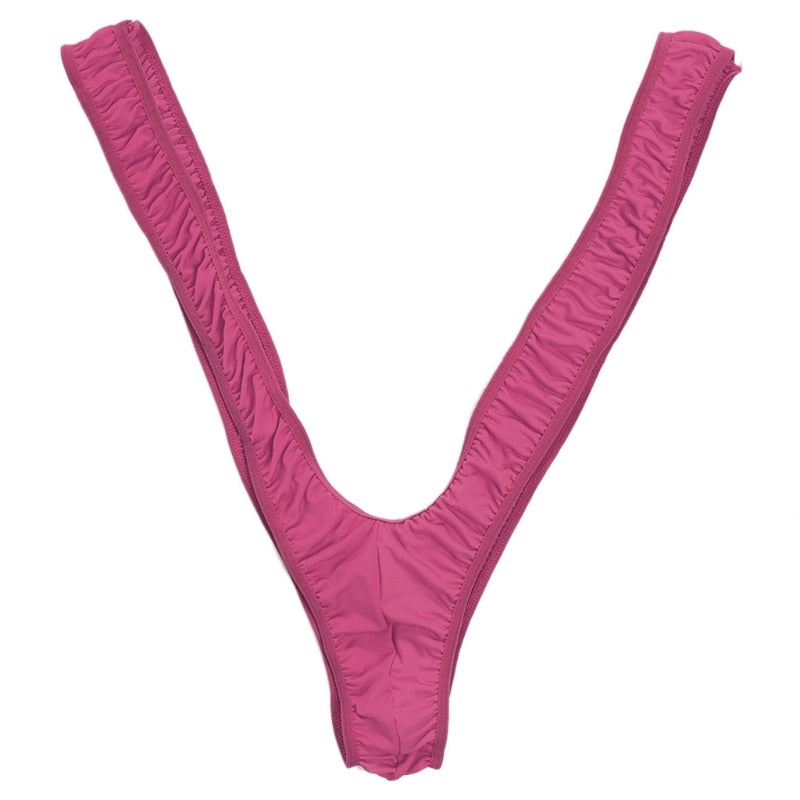 Maillot de Bain Moule Bite Violet